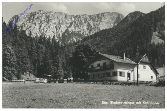 Rax, Binderwirtshaus mit Kahlmäuer