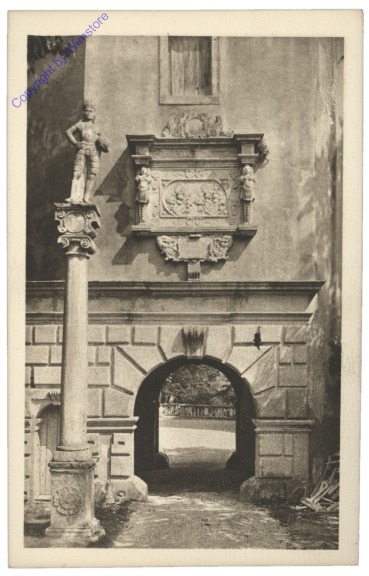 ak115715 Rosenburg am Kamp, Schloßhof (Eingang durch den Wartturm)
