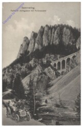 Semmering, Partie im Adlitzgraben mit Polleroswand