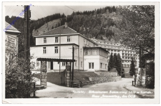 Semmering, Haus "Semmering" des ÖGB
