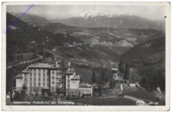 Semmering, Palasthotel mit Schneeberg