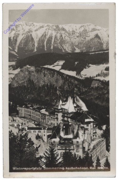 Semmering, Südbahnhotel, Rax