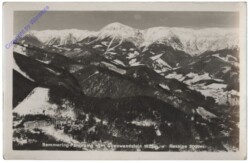 Semmering, Panorama vom Sonnwendstein, Raxalpe