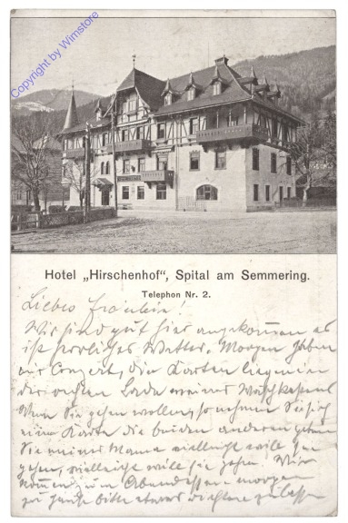 Spital am Semmering, Hotel "Hirschnhof"