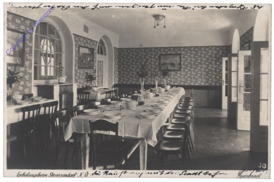 Stranzendorf, Erholungsheim, Speisesaal