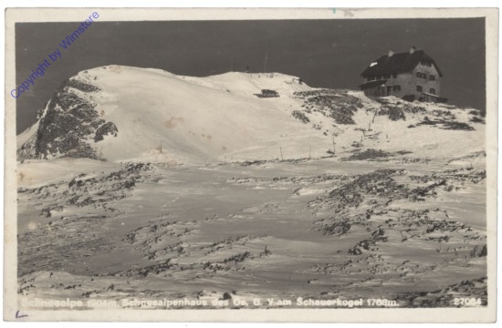 Schneeberg, Schneealpenhaus des Ö.G.V.