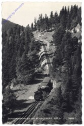 Schneeberg, Zahnradbahn