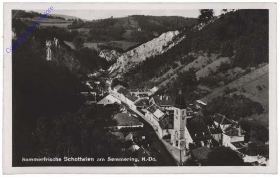 Schottwien, Ortsansicht