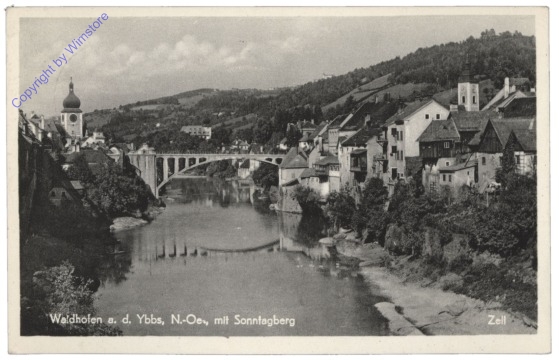 ak116030 Waidhofen an der Ybbs, mit Sonntagberg, Zell