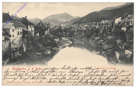ak116031 Waidhofen an der Ybbs, Partie a.d. Ybbs