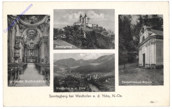 ak116034 Waidhofen an der Ybbs, Multiansicht Sonntagberg