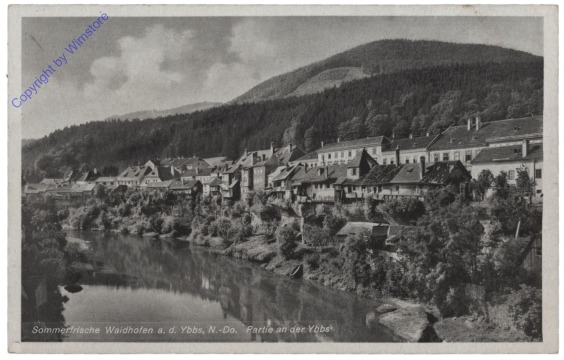 ak116036 Waidhofen an der Ybbs, Partie an der Ybbs