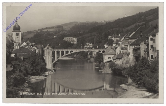 ak116038 Waidhofen an der Ybbs, mit Zeller Hochbrücke