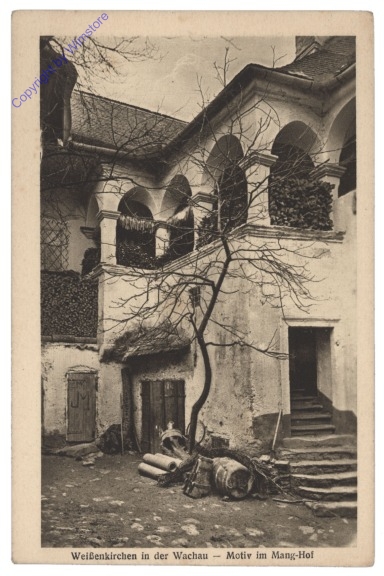 ak116063 Weissenkirchen, Motiv im Mang-Hof