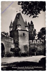 Wiener Neustadt, Reckturm mit Stadtmauer
