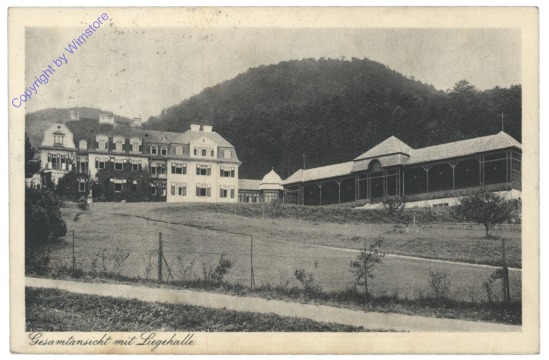 ak116095 Wopfing, Genesungsheim, Gesamtansicht mit Liegehalle