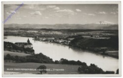 Ybbs, Blick über Persenbeug nach Ybbs