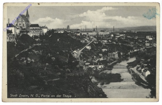 Znojmo (Znaim), Partie an der Thaya