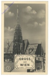 Wien 1, Stephansdom, Gruss aus Wien