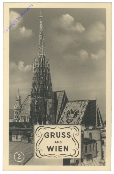 ak116132 Wien 1, Stephansdom, Gruss aus Wien