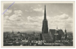 ak116147 Wien 1, Panorama mit Stephansdom