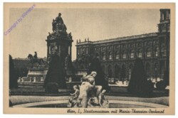 Wien 1, Staatsmuseum mit Maria-Theresien-Denkmal