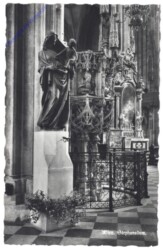 Wien 1, Stephansdom, Dienstbotenmadonna, Pilgramkanzel