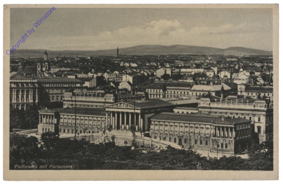 Wien 1, Panorama mit Parlament