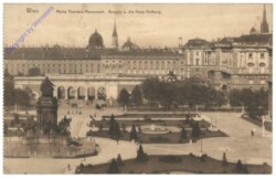 Wien 1, Neue Hofburg, Maria Theresia-Monument, Burgtor