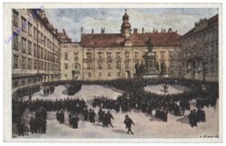 Wien 1, Burgplatz mit Wacheablösung