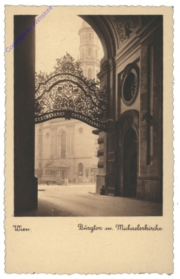 Wien 1, Burgtor m. Michaelerkirche
