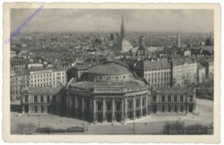 Wien 1, Blick vom Rathaus aufs Burgtheater