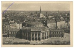 ak116248 Wien 1, Blick vom Rathaus auf das Burgtheater