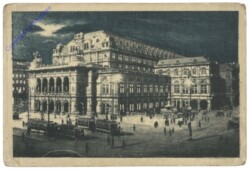 Wien 1, Staatsoper, Leuchtkarte