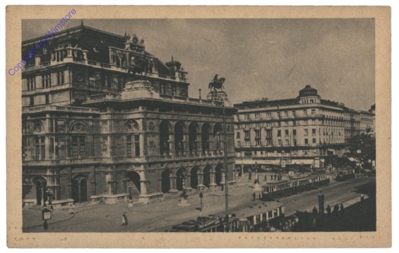 ak116280 Wien 1, Staatsoper mit Kärntnerring