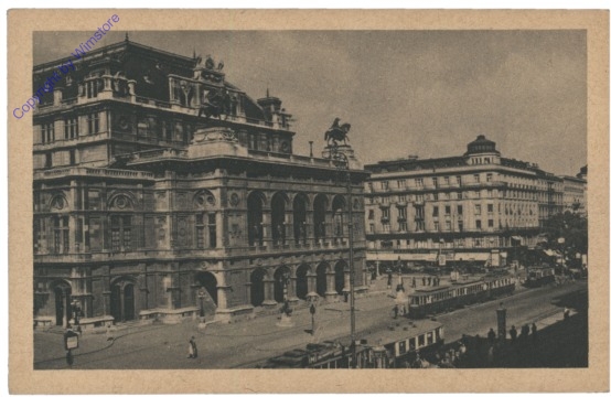ak116284 Wien 1, Staatsoper mit Kärntnerring