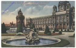 Wien 1, K.k. naturhistorisches Museum, Kaiserin Maria Theresia-Monument