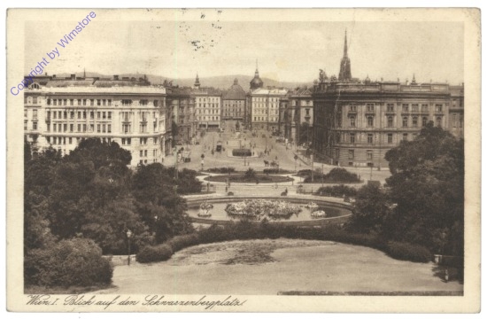 Wien 1, Blick auf den Schwarzenbergplatz