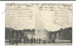 Wien 1, Schwarzenbergplatz mit Leuchtbrunnen