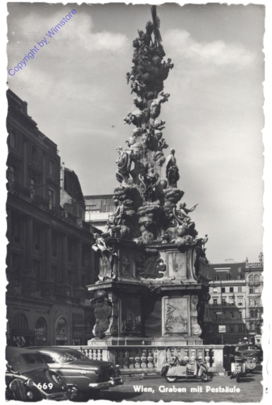 Wien 1, Graben mit Pestsäule