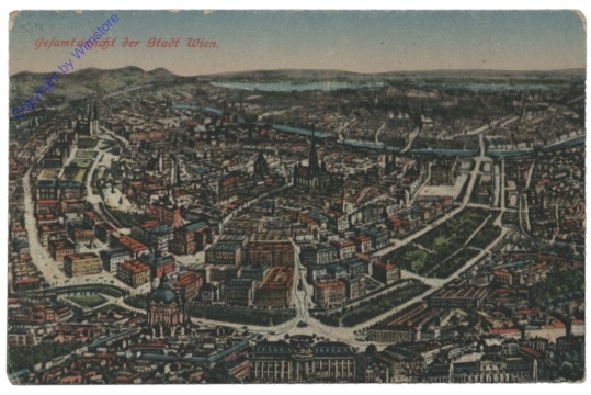 Wien 1, Gesamtansicht der Stadt Wien