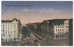 ak116388 Wien 1, Schottenring mit Bankverein