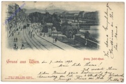 Wien 1, Franz Josefs-Quai, Gruss aus Wien