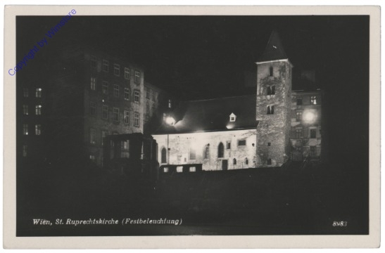 Wien 1, Ruprechtskirche (St.), Festbeleuchtung
