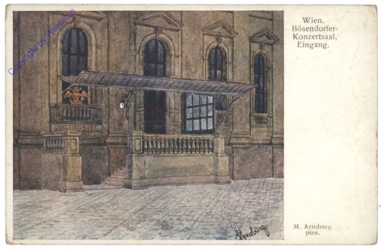Wien 1, Bösendorfer-Konzertsaal, Eingang