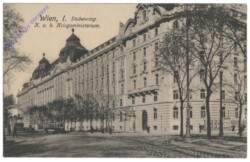 Wien 1, Stubenring, k.u.k. Kriegsministerium