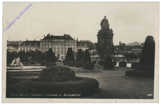 Wien 1, Maria Theresien-Denkmal und Messepalast