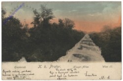 Wien 2, k.k. Prater, Riesenrad, Haupt-Allee