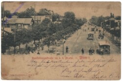 Wien 2, Ausstellungsstraße im k.k. Prater