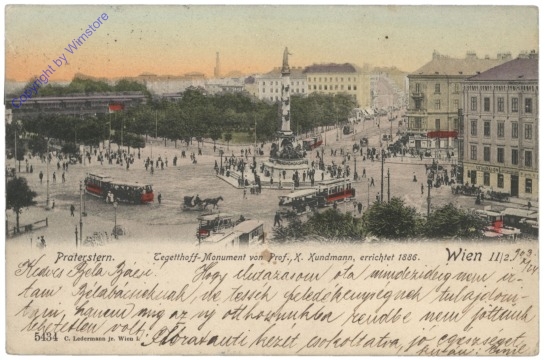 Wien 2, Praterstern, Tegetthoff-Monument